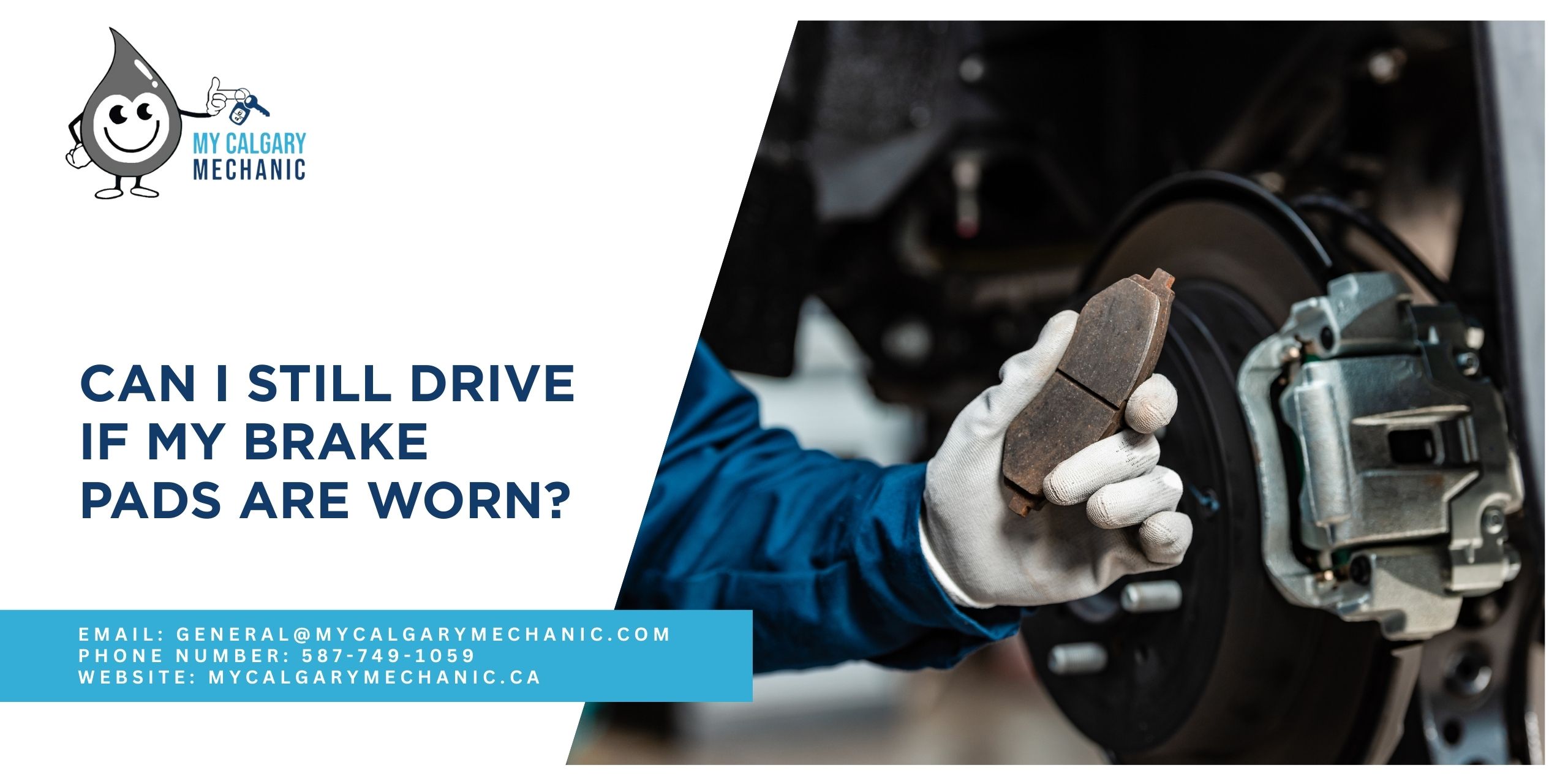 Can I still drive if my brake pads are worn